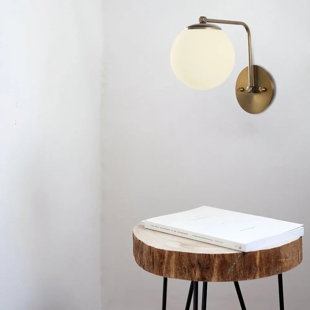Nástenné svietidlo v zlatej farbe ø 15 cm Daisy – Opviq lights