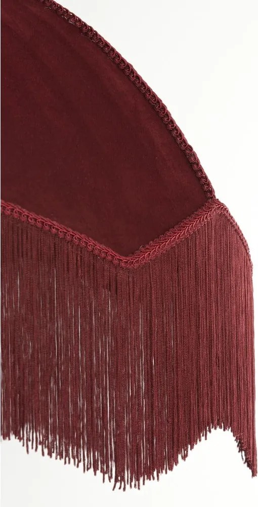 Vínové závesné svietidlo s textilným tienidlom ø 50 cm Malacia – Light &amp; Living