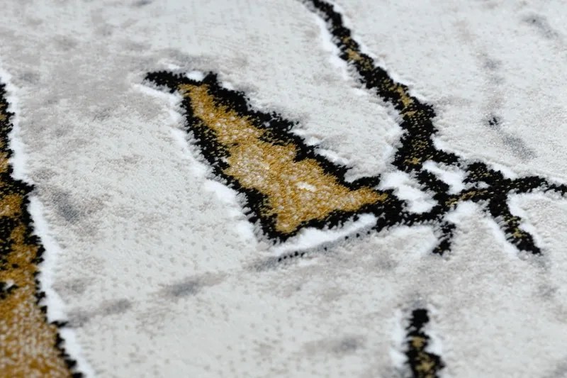 Dywany Łuszczów, Kusový koberec Gloss 529A 53 3D mramor ivory/beige, 80x150, béžová, kancelária