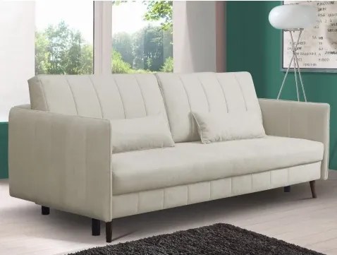 Rozkladacia pohovka Vannes, šedo-béžová látka%