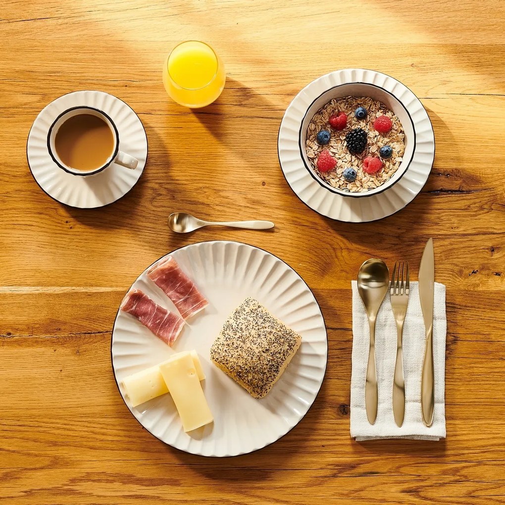 Mäser Súprava misiek 4 ks OSITA – 15 cm, krémová, 15 cm