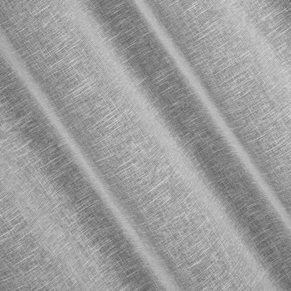 Hotová záclona AMARI 140x250 CM oceľová