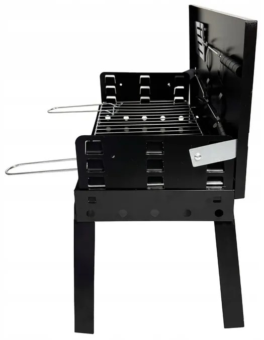 Skládací turistický gril BBQ1009 černý