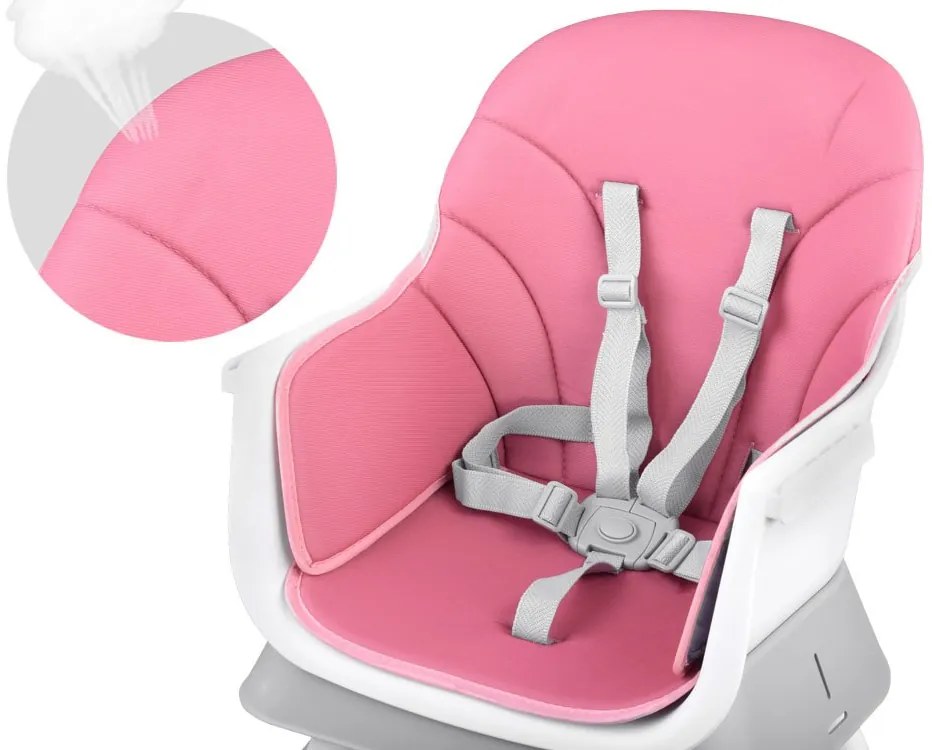 Stolička na kŕmenie set 6v1 ZA4142 - ružová