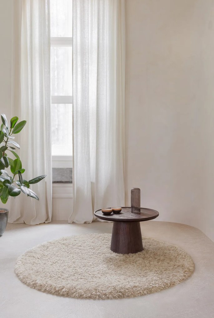 Osta, Kusový koberec Rhapsody 2501 101 kruh, 200x200 (priemer) kruh, béžová, obývacia izba