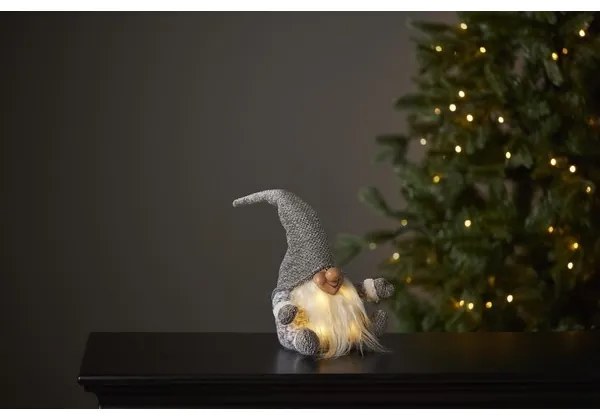 Eglo 411472 - LED Vianočná dekorácia JOYLIGHT 4xLED/0,06W/3xAA šedá