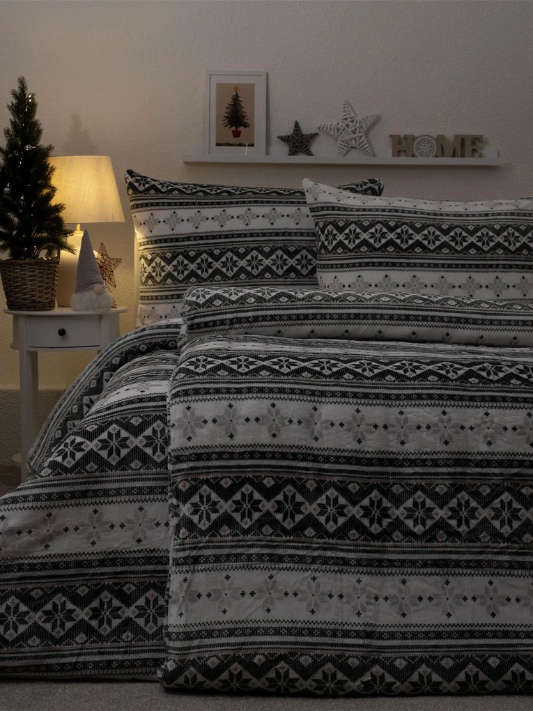 Francúzske obliečky mikroplyš Exclusive – Winter zelené
