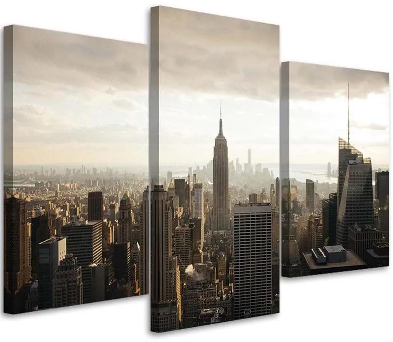 Gario Obraz na plátne Panoráma New Yorku - 3 dielny Rozmery: 60 x 40 cm