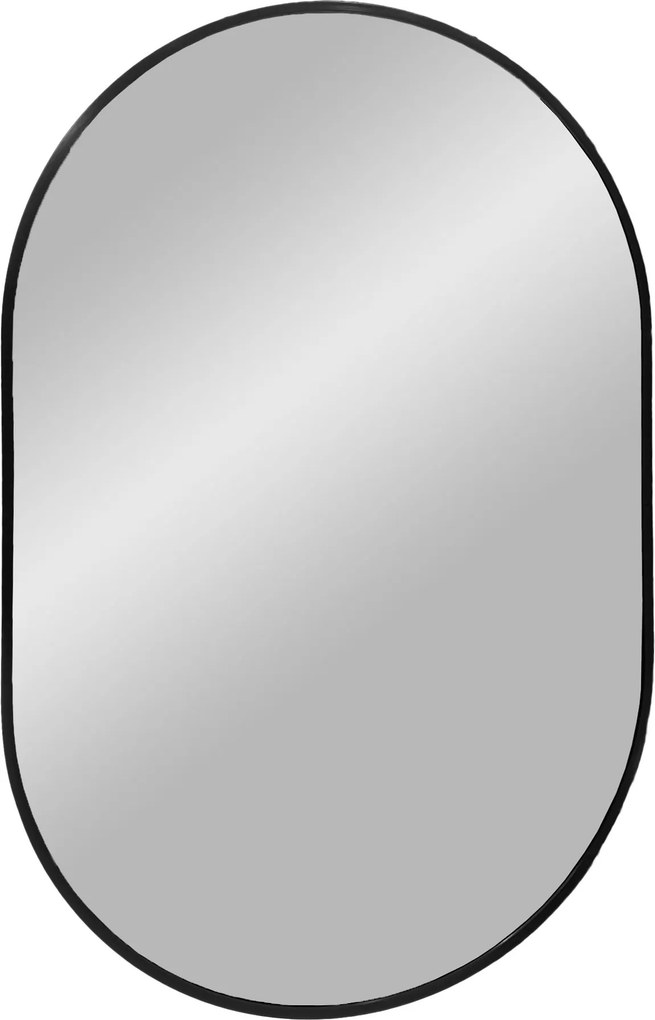 Zrkadlo Midelia 6 (čierna). Akcia -15%. Vlastná spoľahlivá doprava až k Vám domov. 1147136