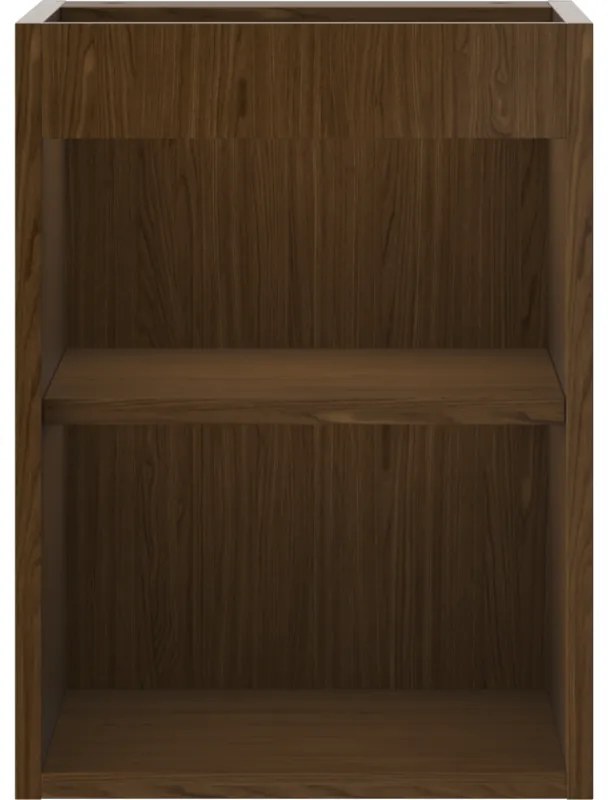 Mexen Box-A, závesná skrinka 35 cm, orech, 91AX1-0350-470-1-86