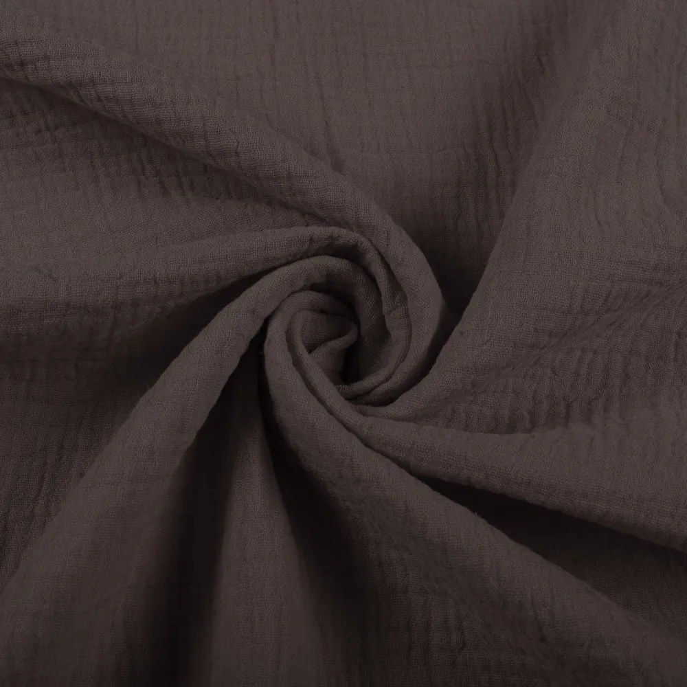 Biante Mušelínová plienka/dečka Nature MSN-069 Kakaovo hnedá 120x120 cm