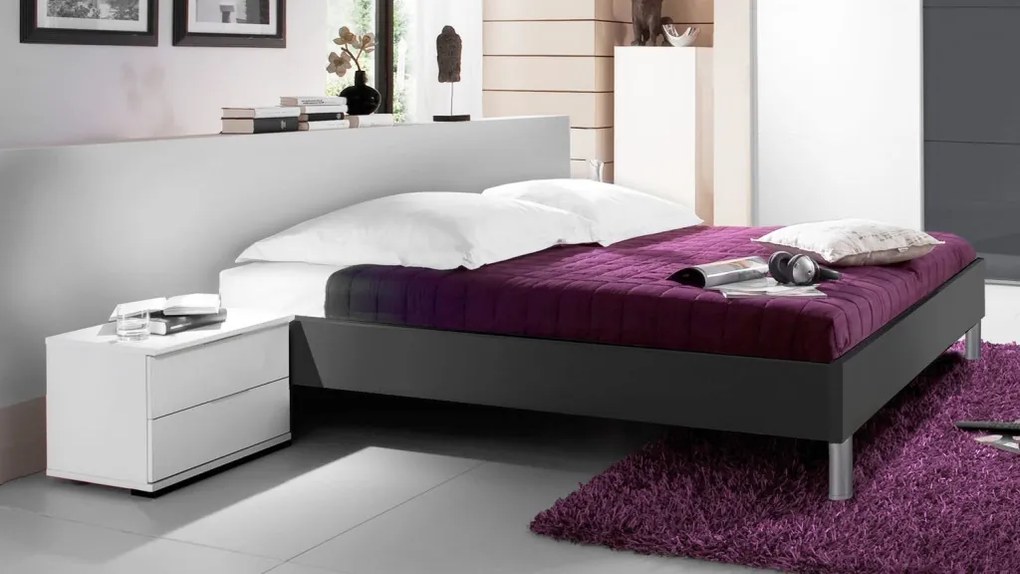 Posteľ Easy Plus 140x200 cm, grafit