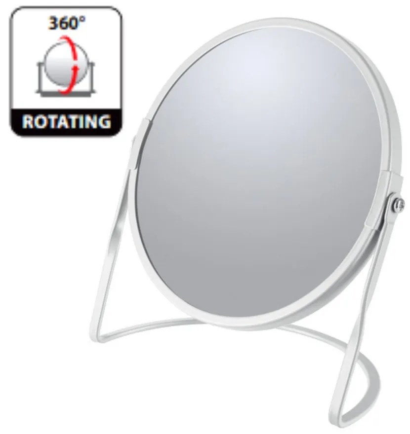 Kozmetické zväčšovacie zrkadlo (zväčšenie 5x) ø 18 cm Akira – Spirella