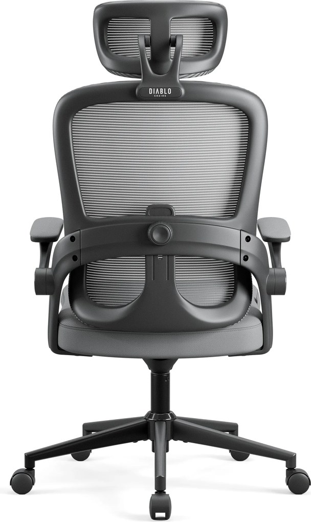 Ergonomická kancelárska stolička Normal Size, sivá: Diablo V-Light