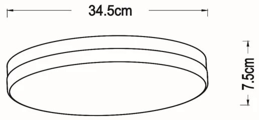 Lucide 79111/36/31 - LED Kúpeľňové svietidlo BISKIT LED/24W/230V IP44 biela