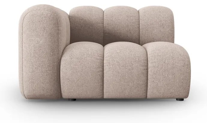 Béžový modul pohovky (ľavý roh) Lupine – Micadoni Home