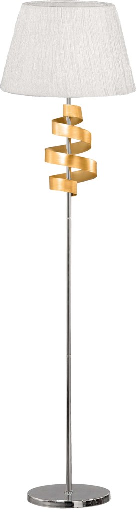 CLX Stojacia lampa v klasickom štýle ROCCO, 1xE27, 60W, zlatá