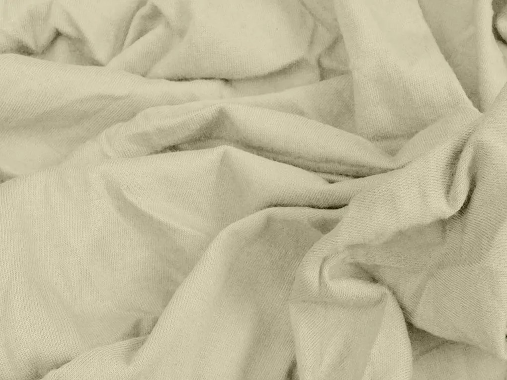 Jersey plachta s lycrou krémová 90 x 200 cm