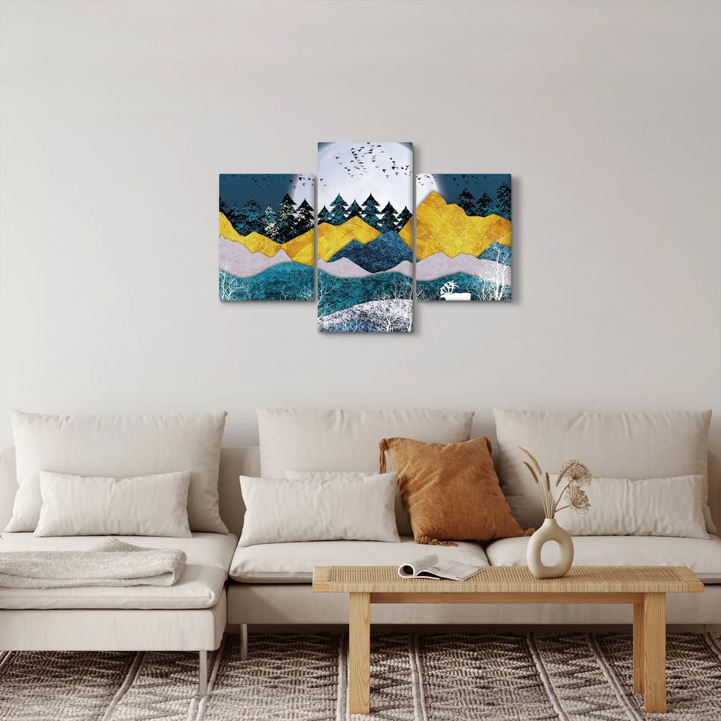 Obraz - Polárna krajina (90x60 cm)