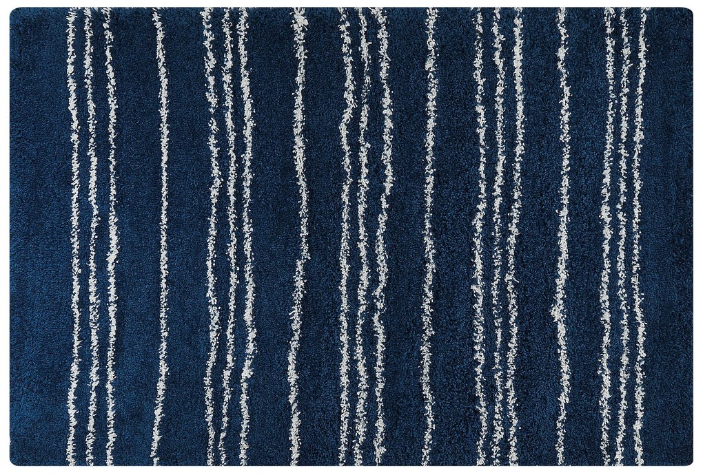 Koberec 200 x 300 cm modrá/biela TASHIR Beliani