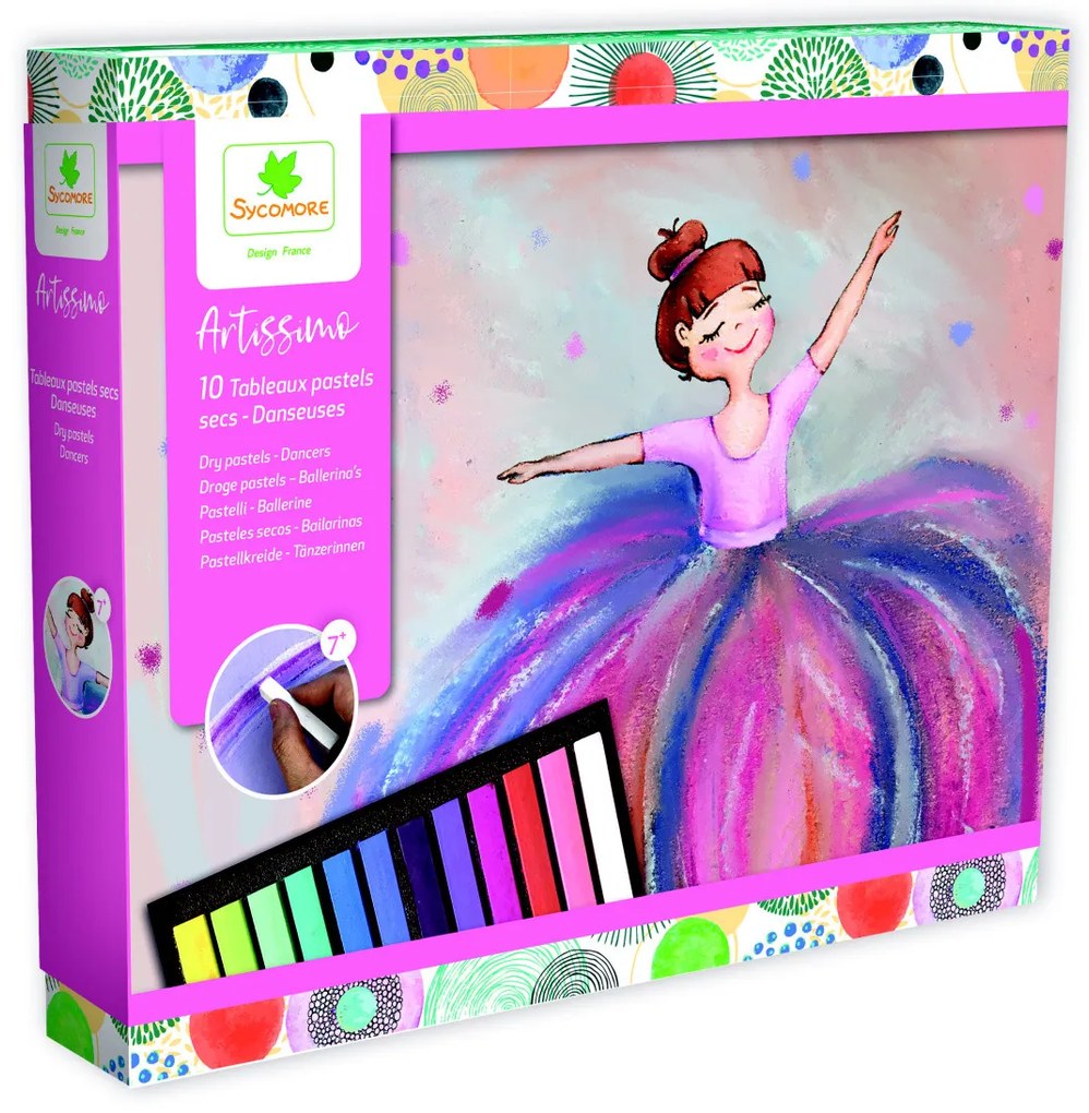 Artissimo - maľba suchým pastelom - Tanečnica