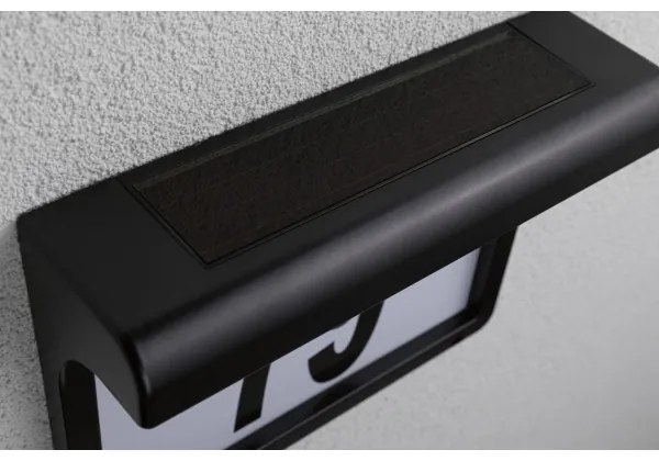 Paulmann 95388 - LED/0,05W IP44 Solárne domové číslo DAYTON 1,2V 600 mAh