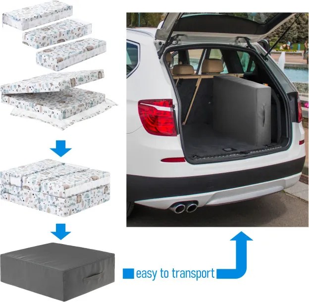 Cestovná postieľka DREAMER ježko