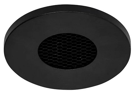 Sada 6 moderných kúpeľňových zapustených bodových svetiel čierna IP54 - Shed Honey