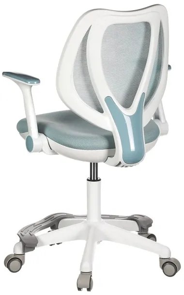 BONTEC Detská stolička, výškovo nastaviteľná, modrá sieťovina, KA-C806 BLUE Farba: Šedá