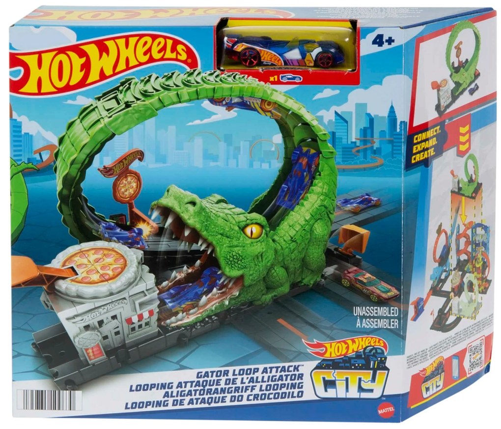 Hot Wheels City Hracia súprava Nemesis (Hkx39 Útok krokodíla)  (100382067)