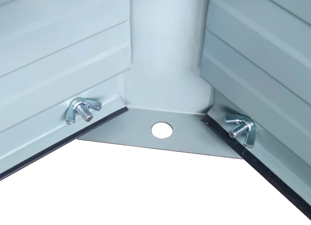 Vyvýšený záhradný záhon BestBerg VZ-800A / 800 l / 180 x 90 x 47 cm / sivá