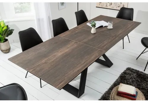Rozkladací jedálenský stôl 40647 180/230 x 90cm Oak Look Ceramik  - Komfort-nábytok