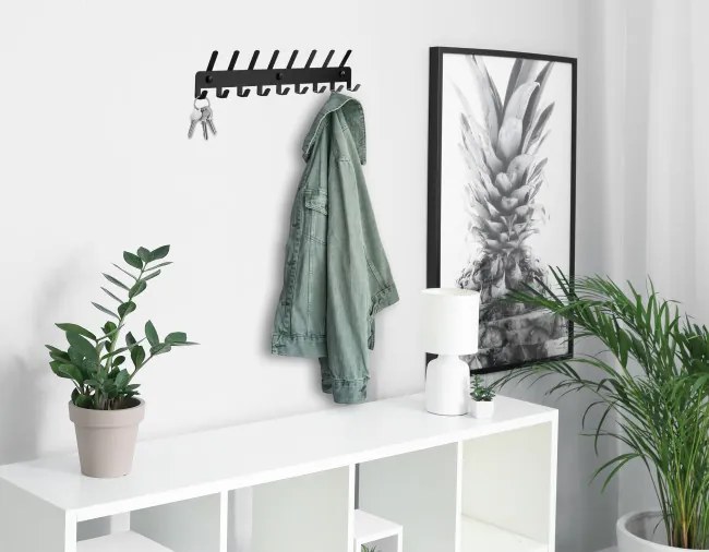 Nástenný vešiak SYTTEN čierny