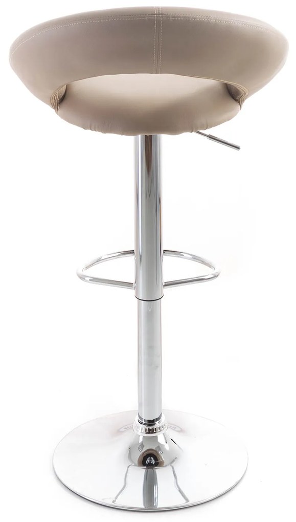 G21 Barová stolička Orbita koženková coffee
