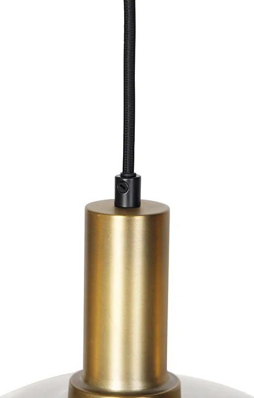 Inteligentné závesné svietidlo čierne s dymovým sklom 4-žiarovkové vrátane Wifi A60 - Zuzanna