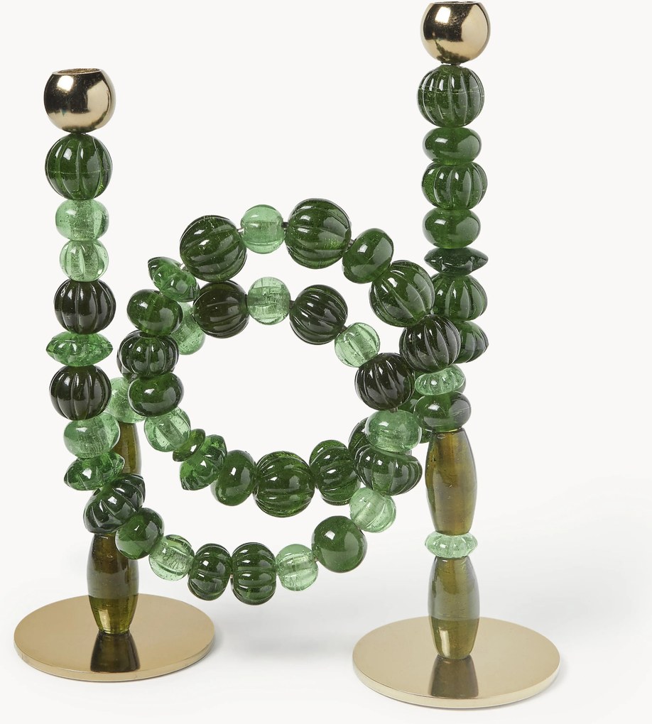 Ručne vyrobený svietnik Beads