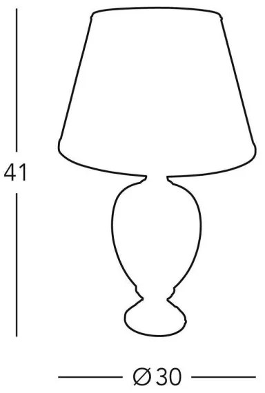 Kolarz 0094.70S - Stolná lampa DAMASCO 1xE27/60W/230V
