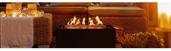 Planika Rio GAS - Vonkajší plynový krb 41,4x69,8 cm 10kW