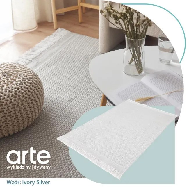 Koberec Arte Alden Ivory Silver