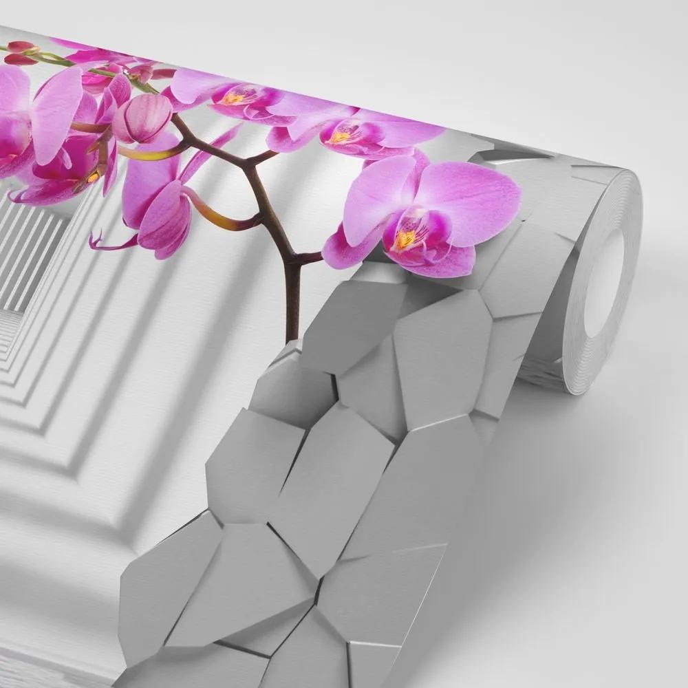 Tapeta futuristická orchidea - 450x300
