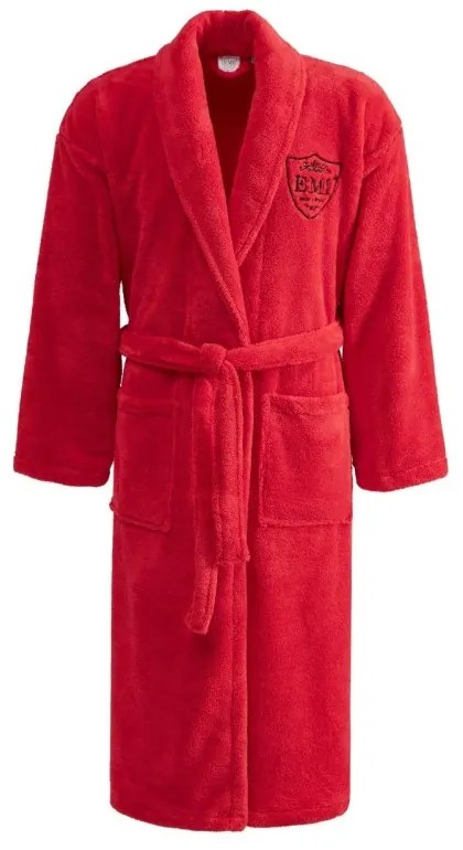 Župan z mikrovlákna červený EMI, S