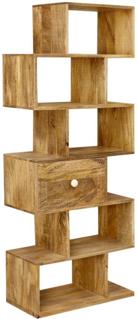 furniture-nabytek.cz - Dřevěná police do kuchyně 60x150x30 z masivu mango