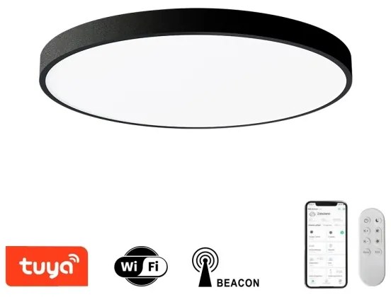 Immax NEO 07250L-LED Stmievateľné svietidlo SEMPLICI 60W/230V Wi-Fi Tuya čierna +DO