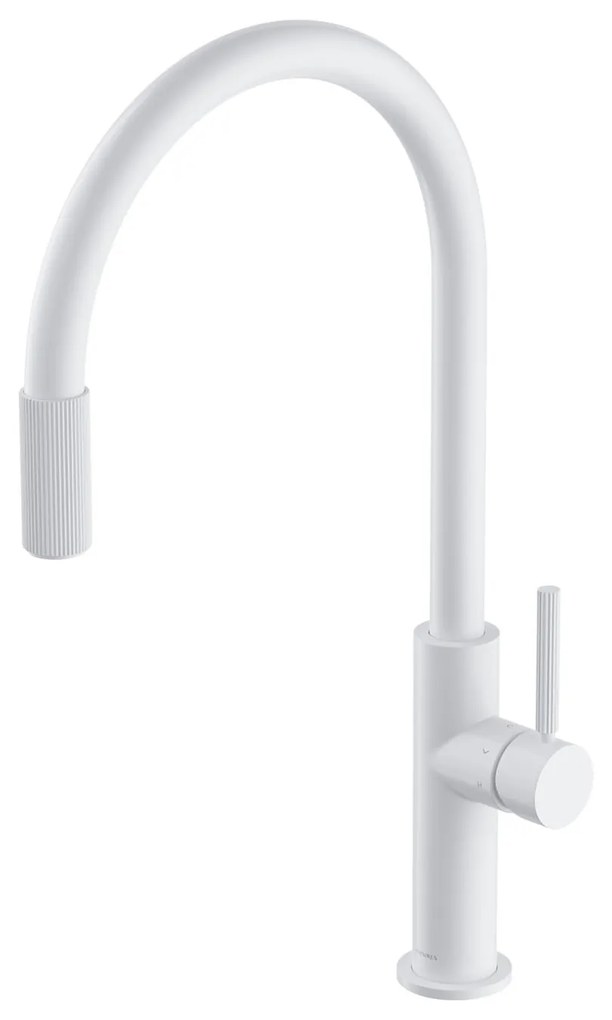 Omnires Switch kuchynská batéria s filtrom stojaca biela SW9057-FD1WM