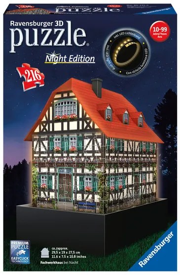 Ravensburger 3D LED puzzle stavba (tradičný nemecký dom)  (100356473)