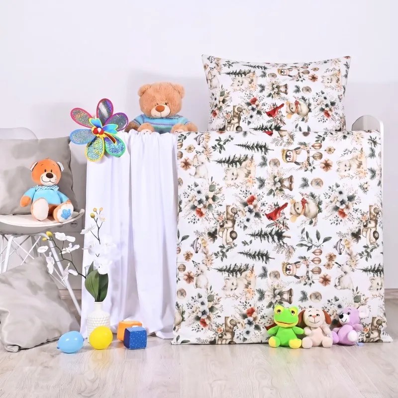 Vianočné bavlnené obliečky Lola EMI, Detský set 90x130 + 45x65