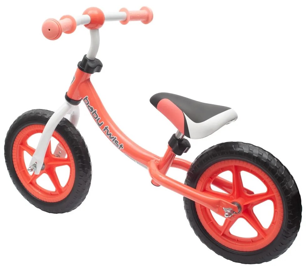 Detské odrážadlo bicykel Baby Mix TWIST coral red