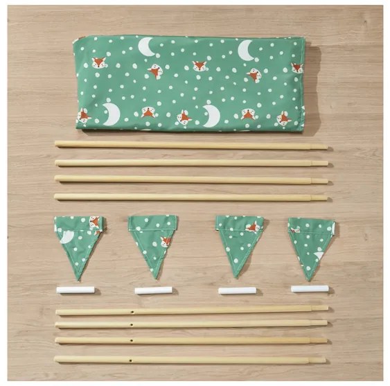 lupilu® Detský stan Teepee (zelená) (100367560)