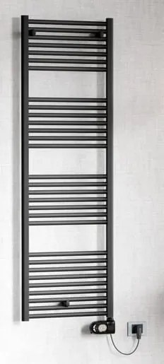 Lisa 22 elektrický radiátor 1400x400, čierny mat, s termostatom, 3581646100155