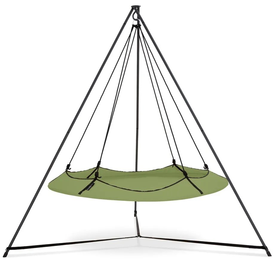 Zelená záhradná hojdačka so stojanom - Hangout Pod